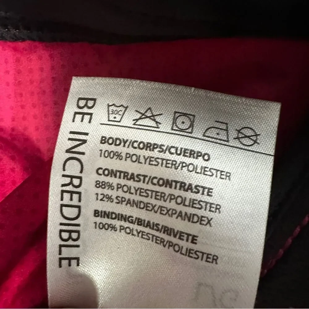 SUGOi Pink and Black Zip-Up Reflective Waterproof Bike Jacket Large - Picture 9 of 9